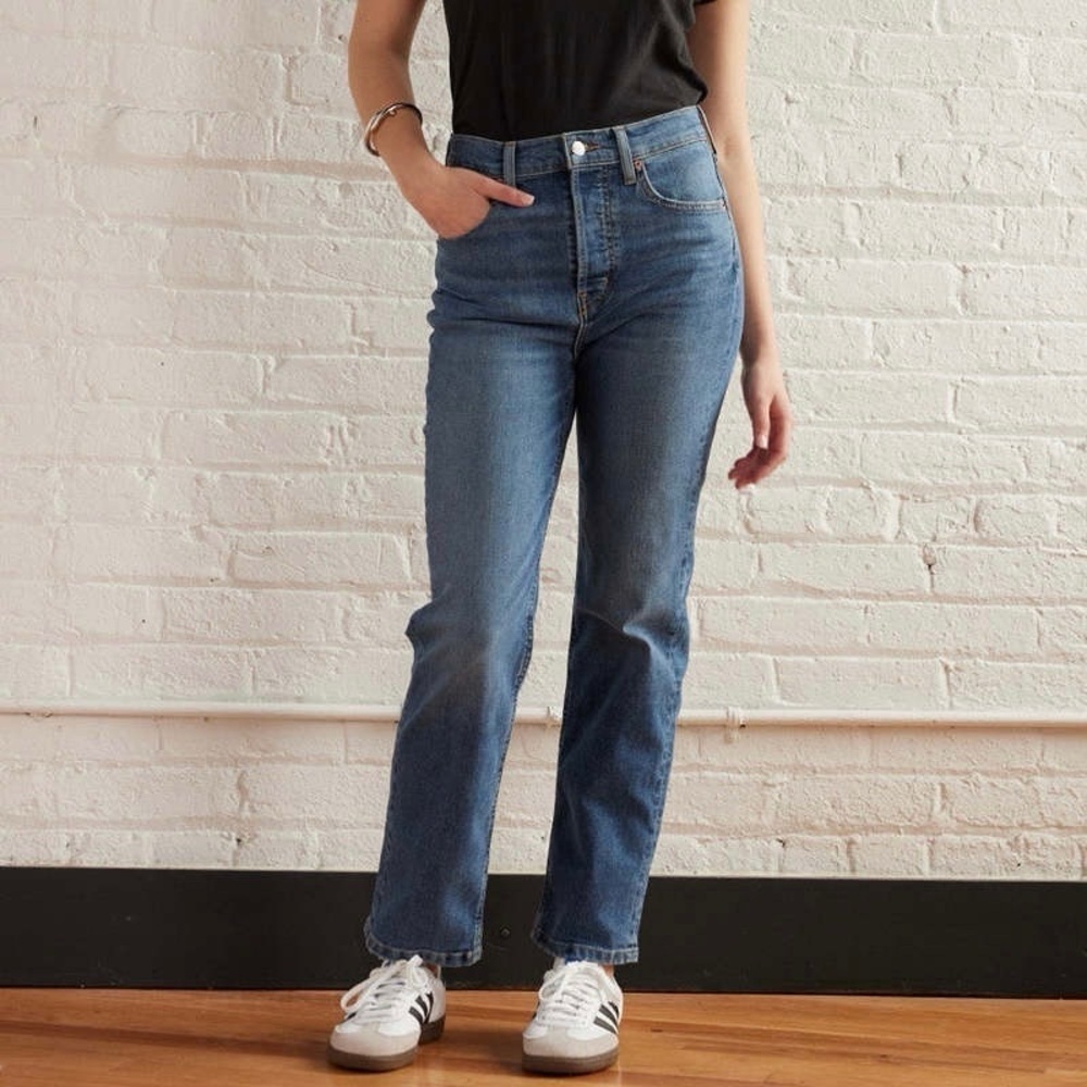 NEW Etica Jeans Size 28 Tyler Vintage Straight in Northport Medium Wash